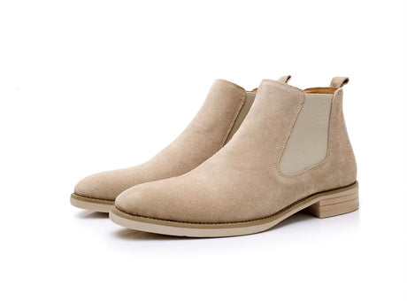 Sleek Ankle Leather Boots for Men