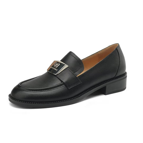 Versatile Leather Flats with Lift