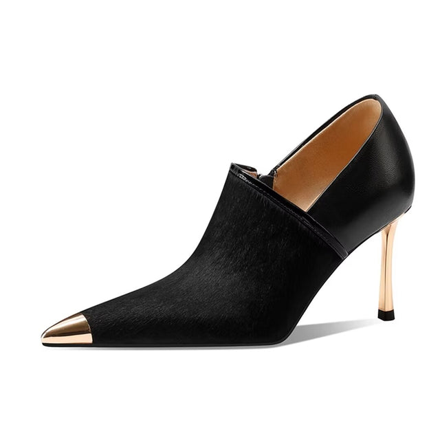 RefinedEdge Cow Leather Pumps