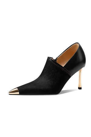 RefinedEdge Cow Leather Pumps