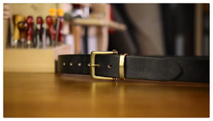 Premium Cowskin Belt with Copper Buckle