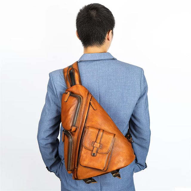 Vanguard Vision Men's Leather Bag