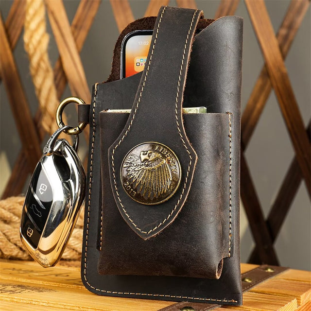 Luxe Legacy Men's Rough Leather Wallet