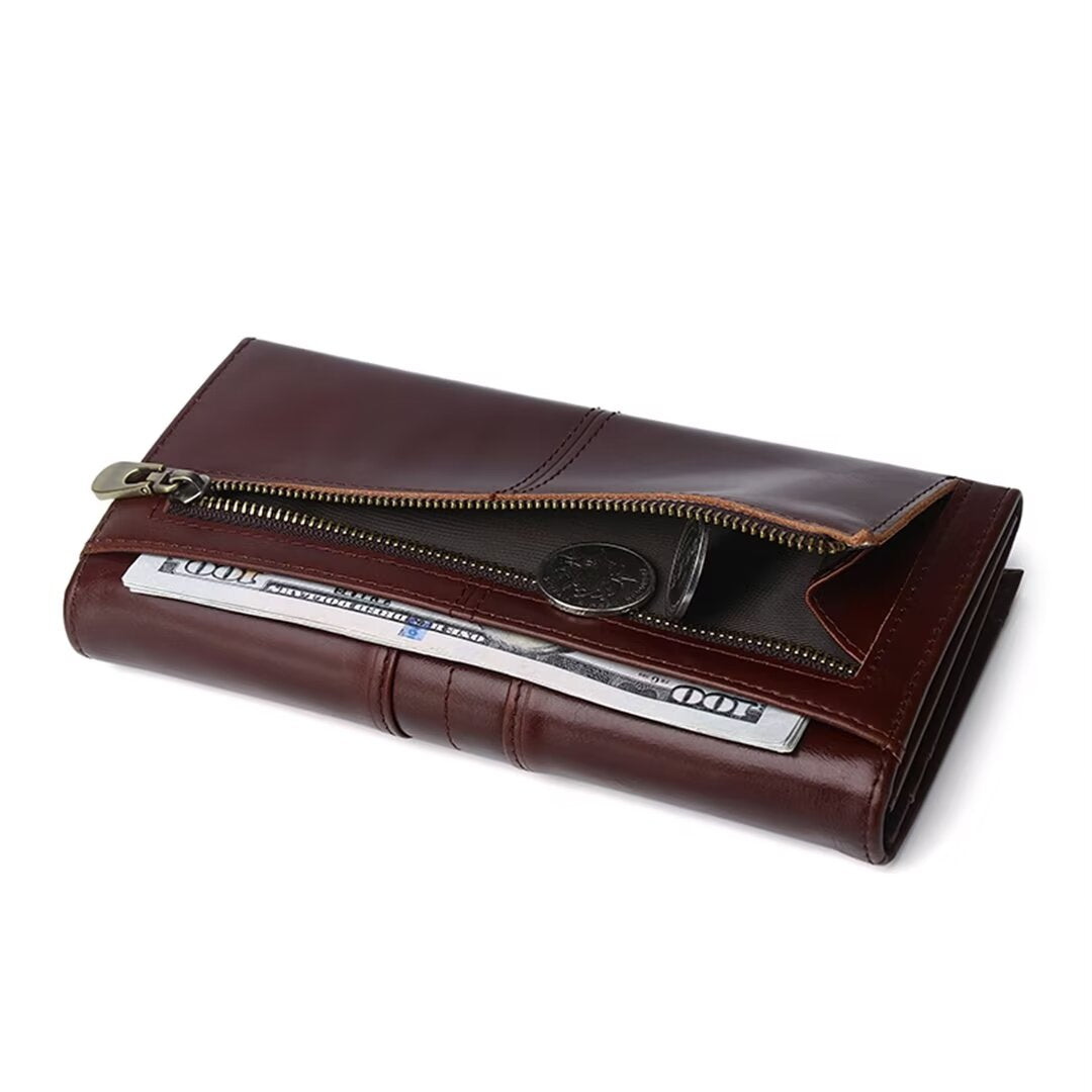 Executive Long Leather Wallet