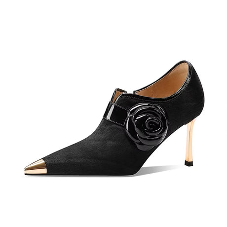 SleekSilhouette Cow Leather Pumps