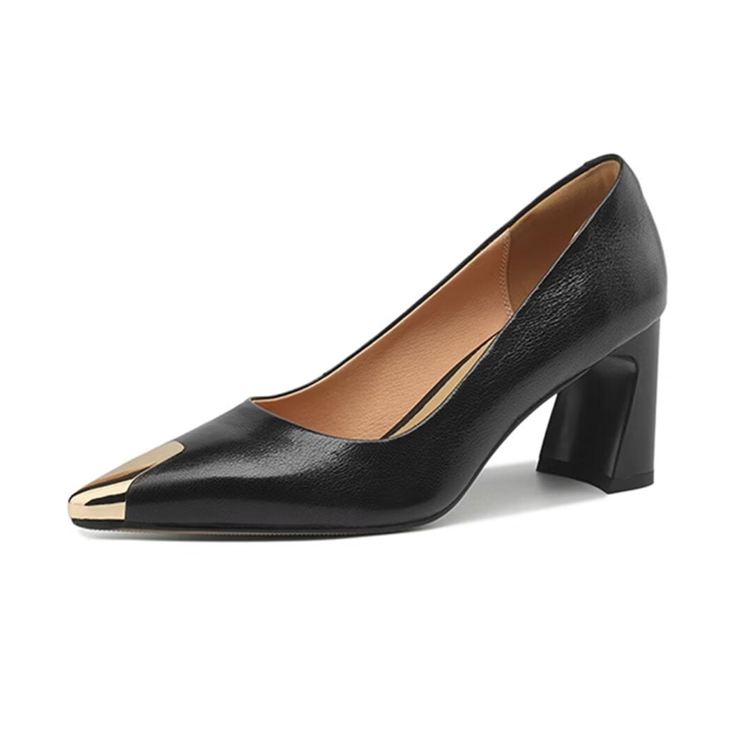 ElegancePoint High Square-Heel Women's Pumps