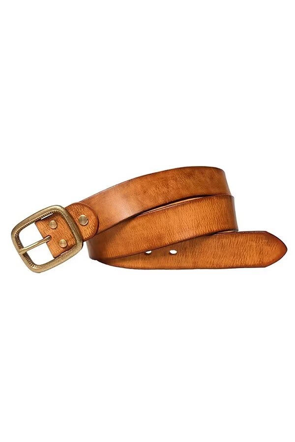 Refined Cowskin Leather Belt