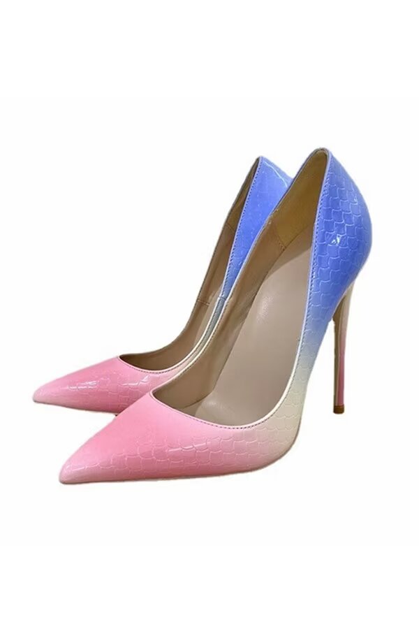 ElegantPointe Microfiber Sky Heels