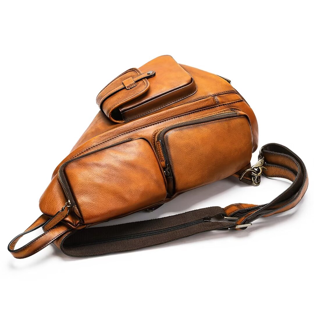 Vanguard Vision Men's Leather Bag