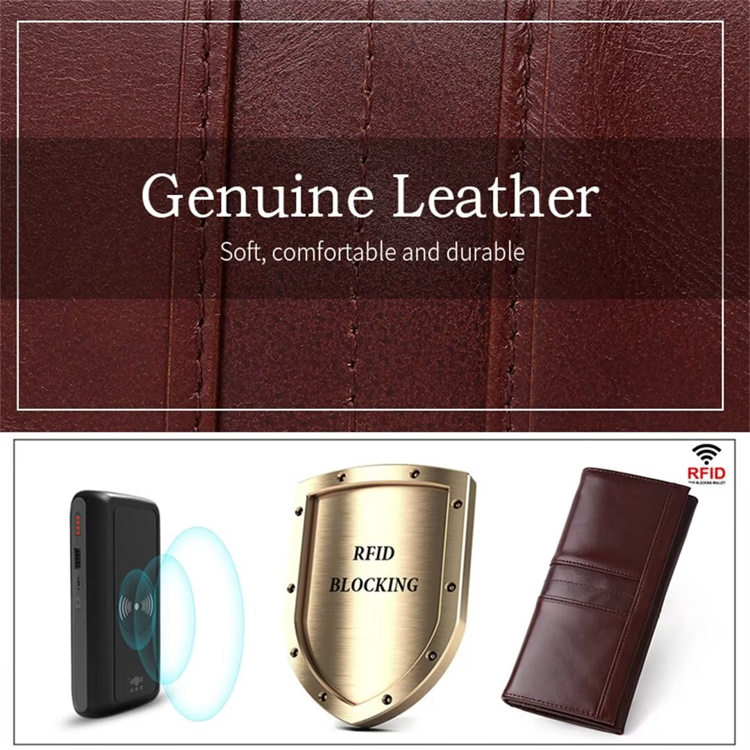 Executive Long Leather Wallet