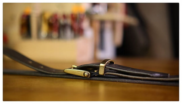 Premium Cowskin Belt with Copper Buckle
