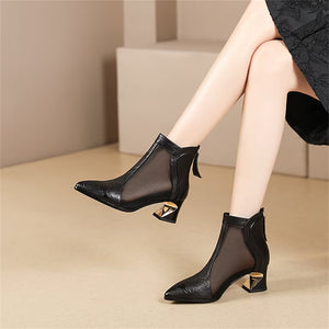 SophisticateSheen Leather Heels