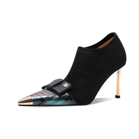 Iconic Pointed Toe Leather Heels