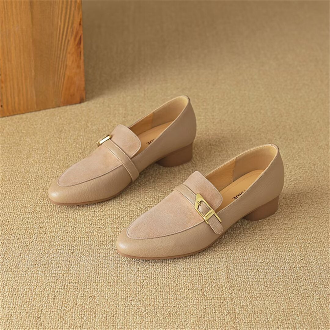 Veltique Velvet Slip Flats