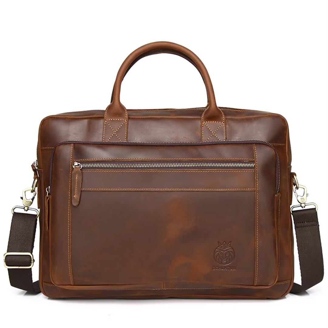 Classic Square Leather Brief