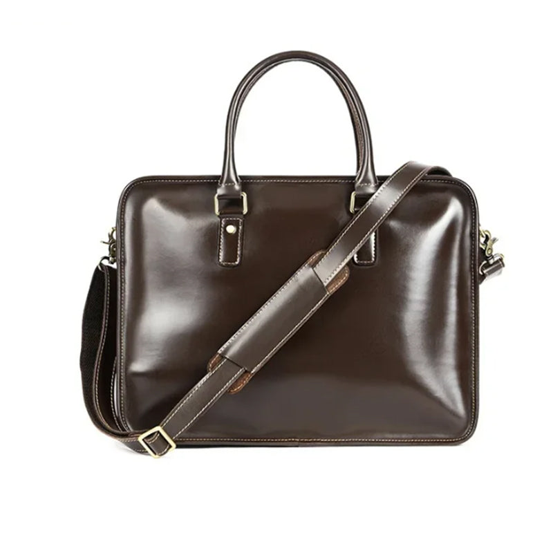 Luxury Exotica Leather Laptop Briefcase