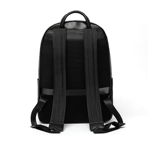 Luxury Cow Leather Weaving Laptop Travel Backpack