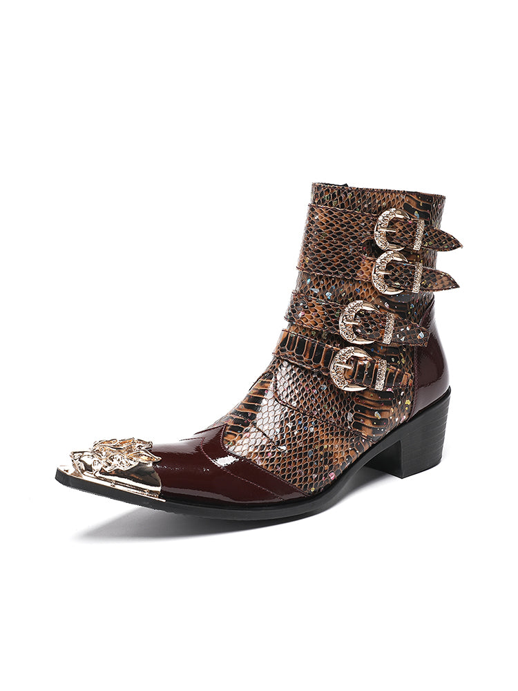 Ostranuxe Bridal Zipper Boots