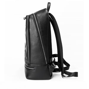 LeatherLux Cowhide Business Travel Computer Backpack