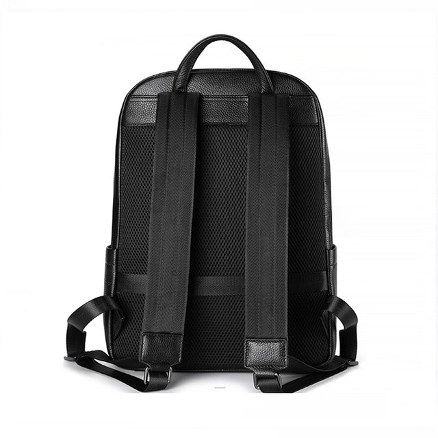 LeatherLux Cowhide Travel Computer Backpack