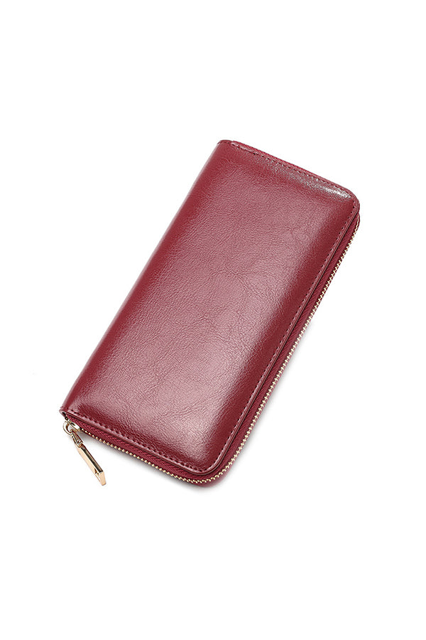 Luxury Leather Long Wallets