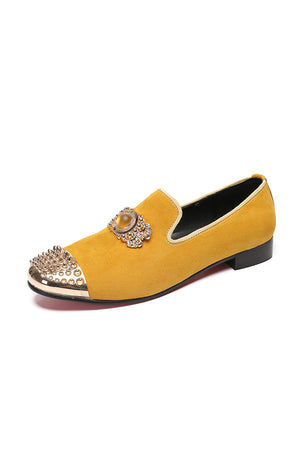 Luxe Exotic Pattern Genuine Leather Slip-on Loafers