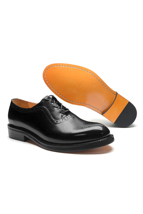 Classy Bespoke Brogue Leather Wedding Shoes