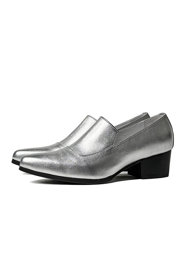 ChicLux Pointed Toe Slip-on Dress Shoes