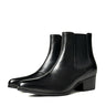 Chic Genuine Leather Pointed Toe Dress Boots