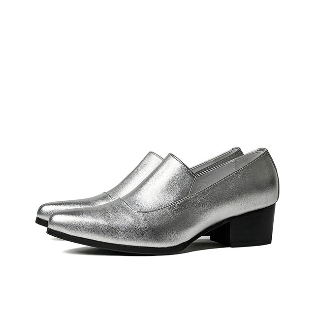 ChicLux Pointed Toe Slip-on Dress Shoes