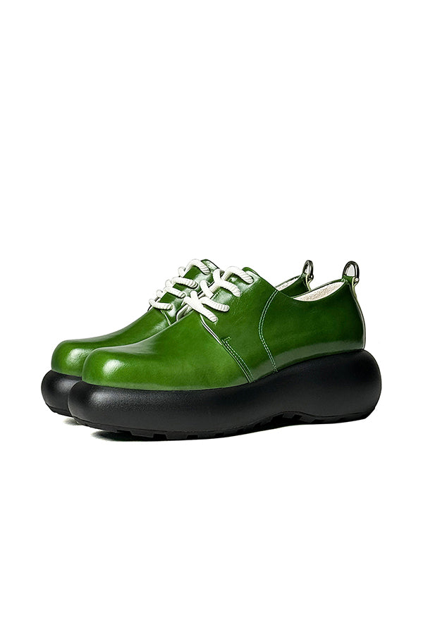 ChicLux Round Toe Lace-Up Dress Shoes