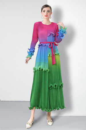 Trendy Pleated Oversized Dresses