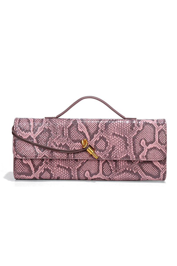 Serpatura Snake Pattern Purse