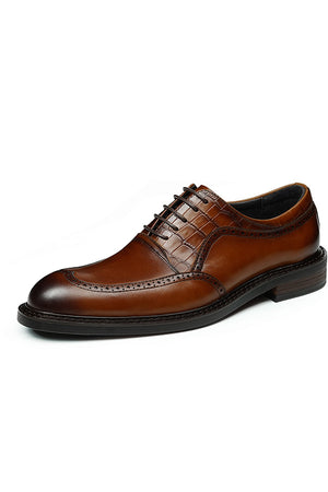 Eldorian Elegance Leather Laces Brogues