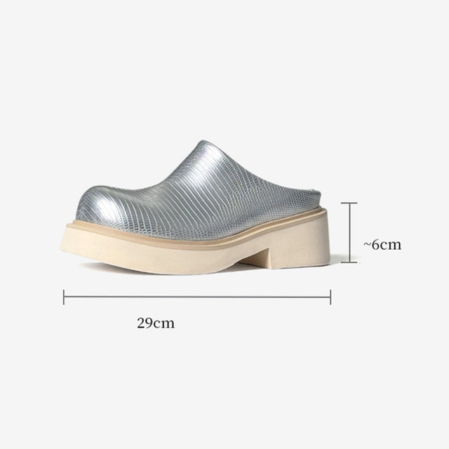 Luxalon Wedding Platform Slip Shoes