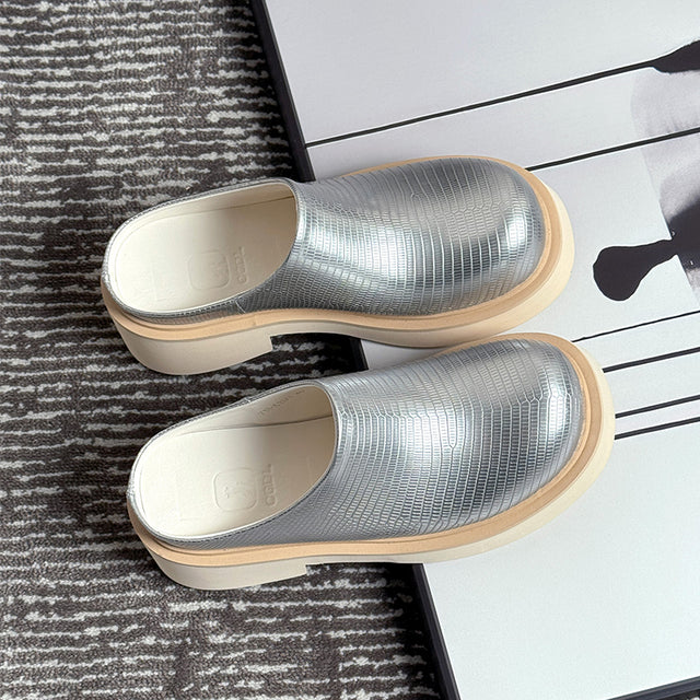 Luxalon Wedding Platform Slip Shoes