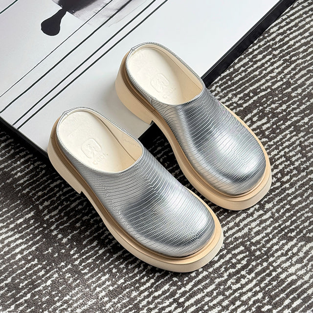 Luxalon Wedding Platform Slip Shoes