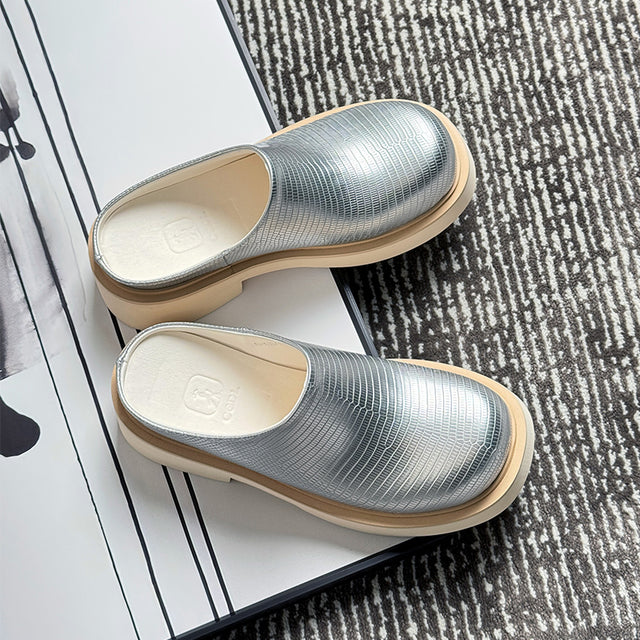 Luxalon Wedding Platform Slip Shoes