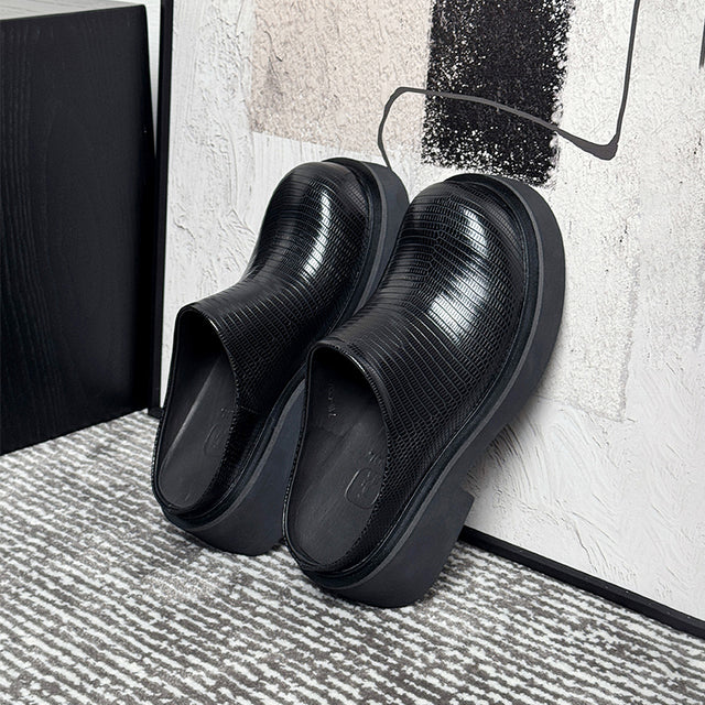 Luxalon Wedding Platform Slip Shoes