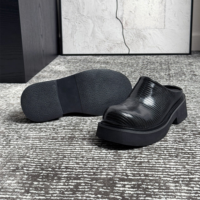 Luxalon Wedding Platform Slip Shoes