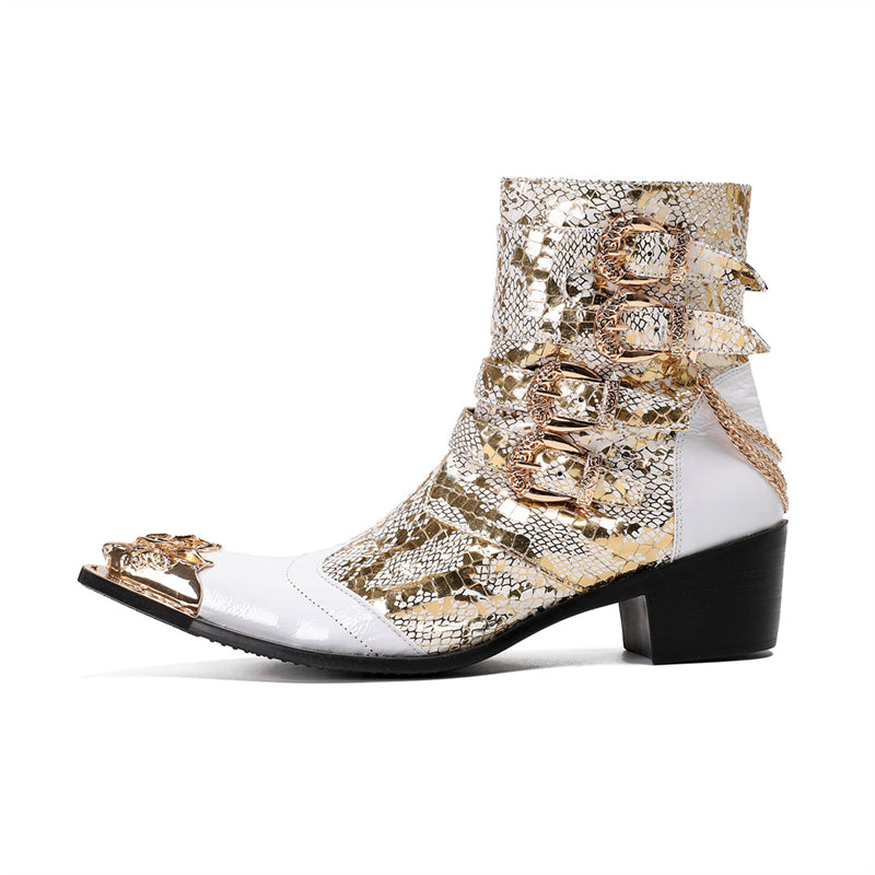 Ostranuxe Bridal Zipper Boots