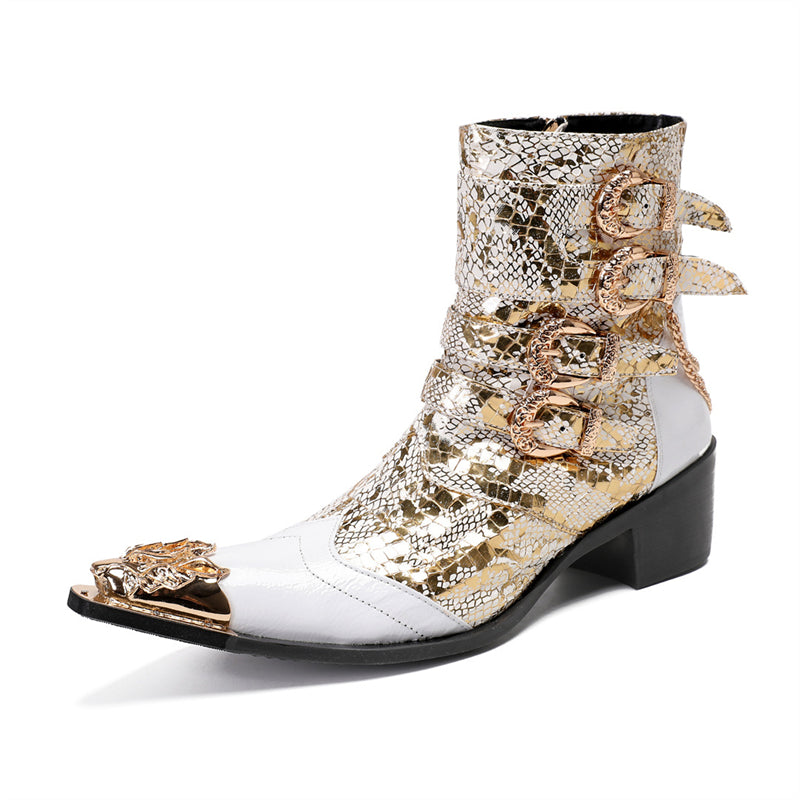 Ostranuxe Bridal Zipper Boots