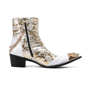 Ostranuxe Bridal Zipper Boots