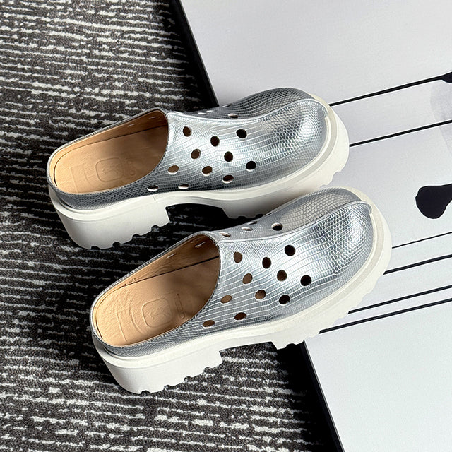 Luxalon Wedding Platform Slip Shoes