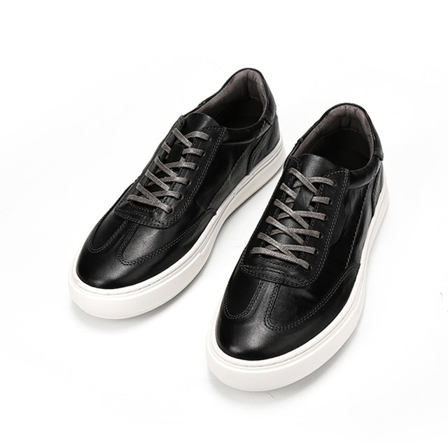 LuxLeather Chic High Top Fashion Sneakers