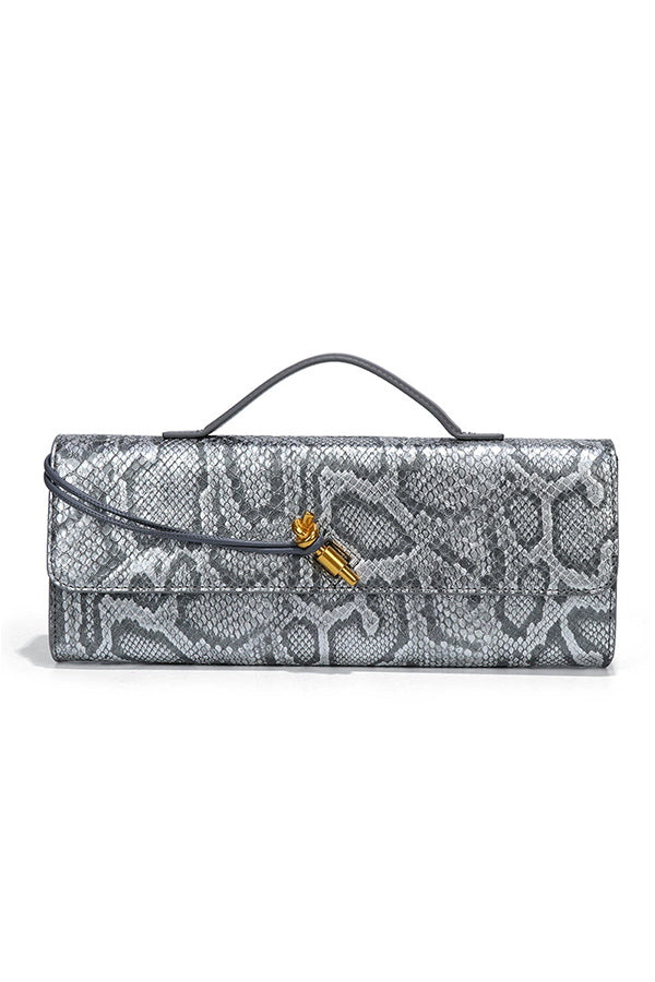 Serpatura Snake Pattern Purse