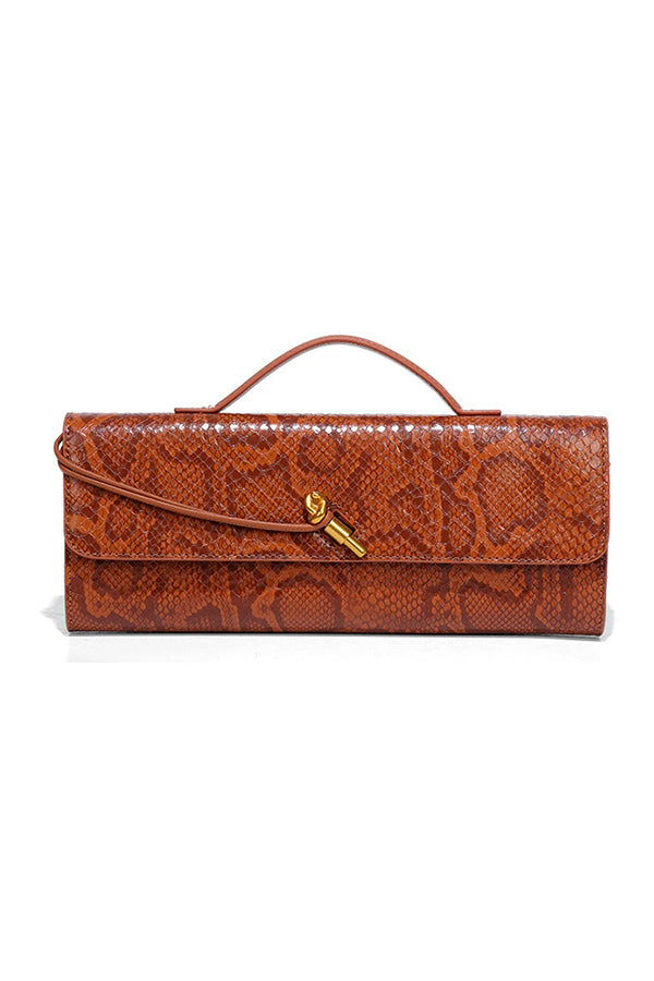Serpatura Snake Pattern Purse
