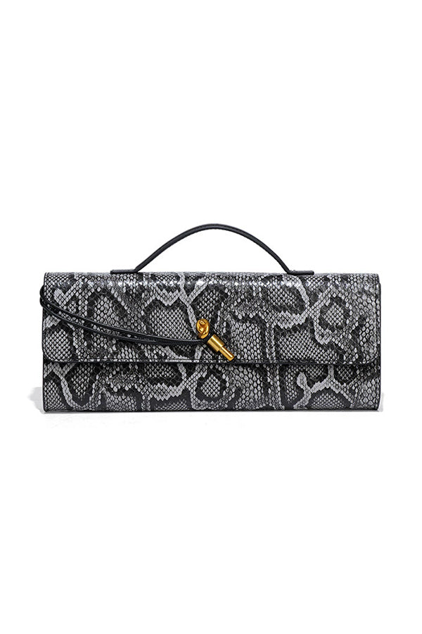 Serpatura Snake Pattern Purse