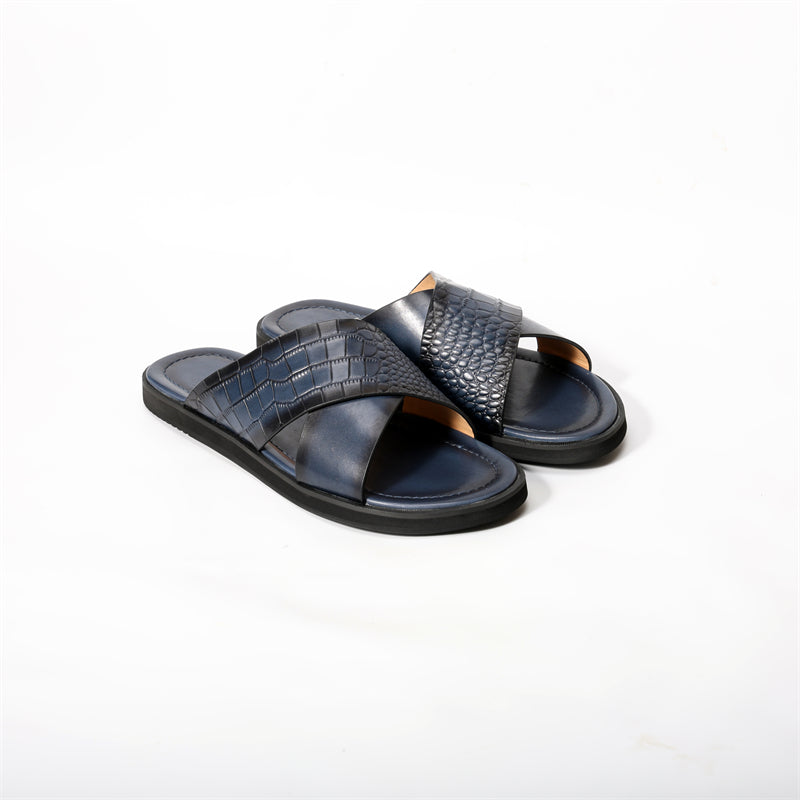 RomanLux Genuine Leather Casual Slippers