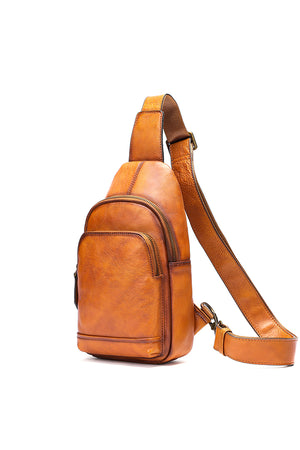 ElegantEquus Genuine Leather Chest Bag